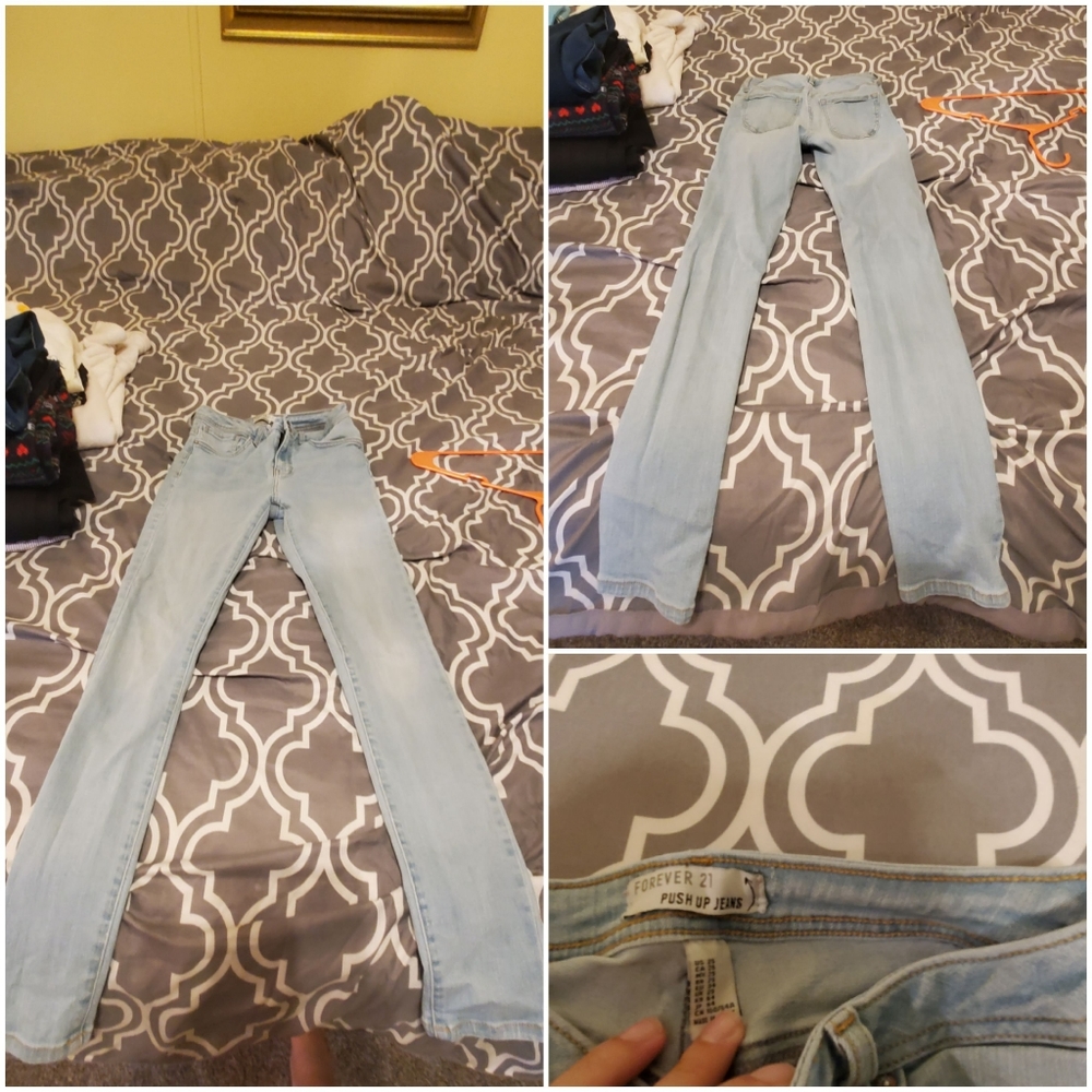 Forever21 push up jeans